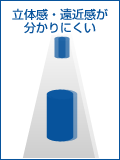 斜視／立体感・遠近感がわかりにくい